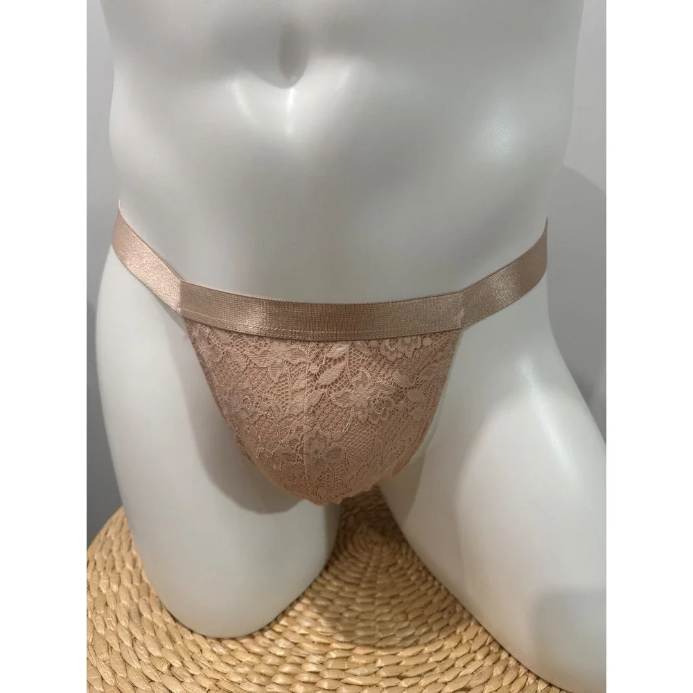 Cosabella Never Say Never Italian Lace Thong Sette Men's Size L NWT